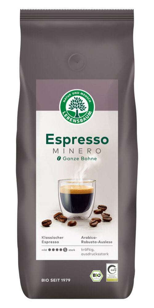 Lebensbaum Espresso Minero ganze Bohne (1kg) Bio