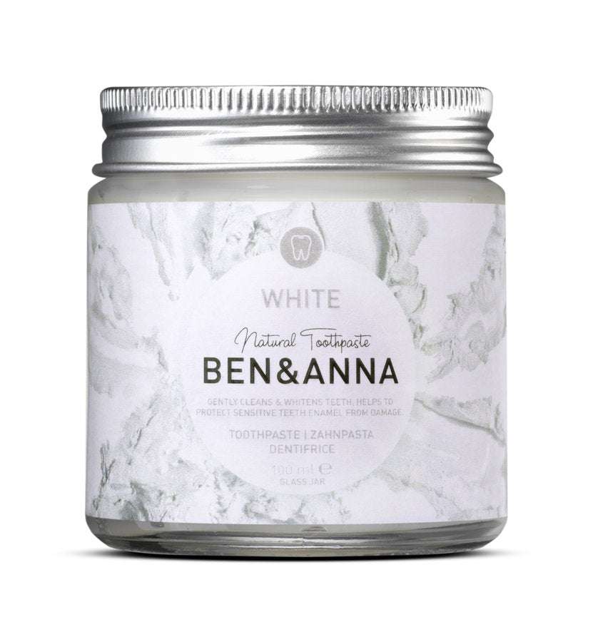 Ben&Anna Zahnpasta im Glas White Ben&Anna Natural Toothpaste White 100ml