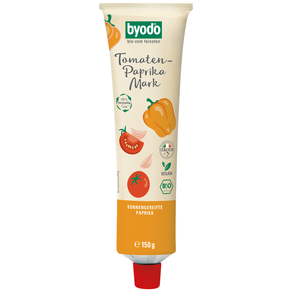 BYODO Tomaten-Paprika Mark Doppelfrucht Tube 150g
