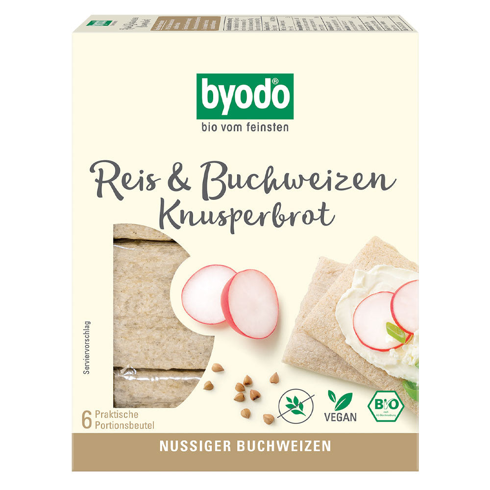 BYODO Reis & Buchweizen Knusperbrot (120 g)
