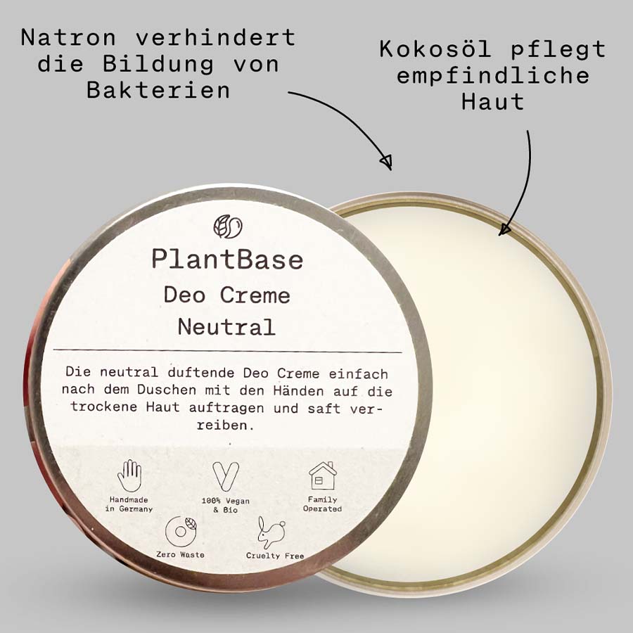 PlantBase Deo Creme Neutral Bio