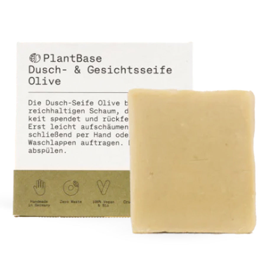 PlantBase Dusch- & Gesichtsseife Olive