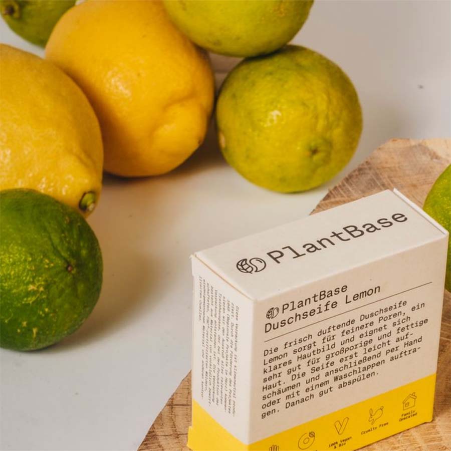 PlantBase Duschseife Lemon Bio
