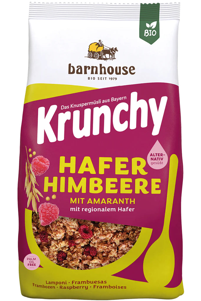Barnhouse Bio Krunchy Hafer-Himbeere mit Amaranth (375g)