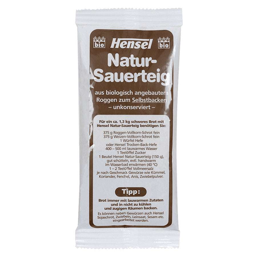 Hensel Natur Sauerteig Bio 1 Beutel 150g Auwald Bio