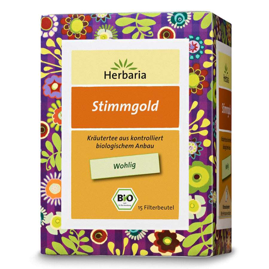 Herbaria Stimmgold Tee 15 Filterbeutel Bio