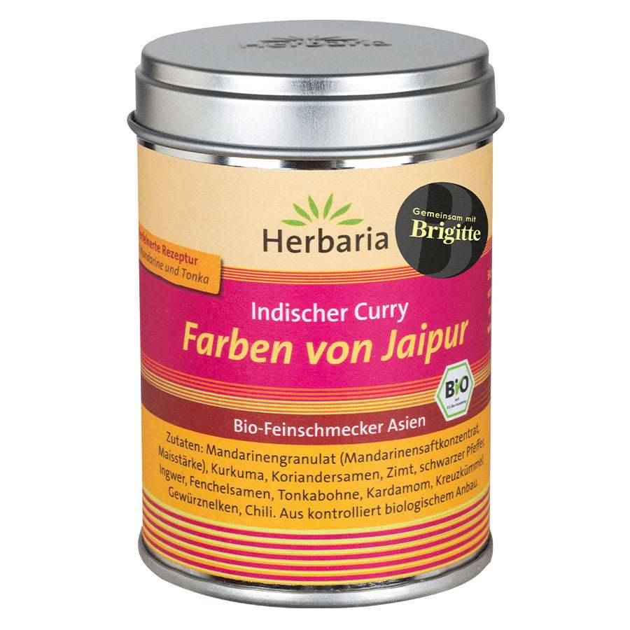 Herbaria Farben von Jaipur Indischer Curry bio (80 g Dose) in Kooperation mit Brigitte