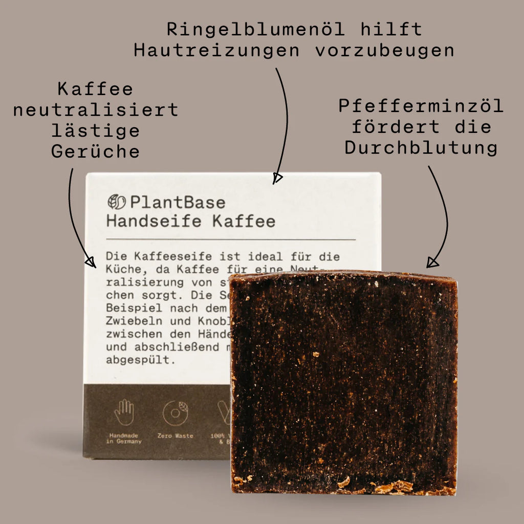 PlantBase Handseife Kaffee