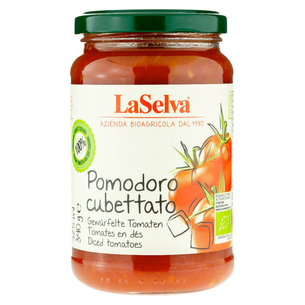 LaSelva Tomatenwürfel - Cubettato 340 g Bio