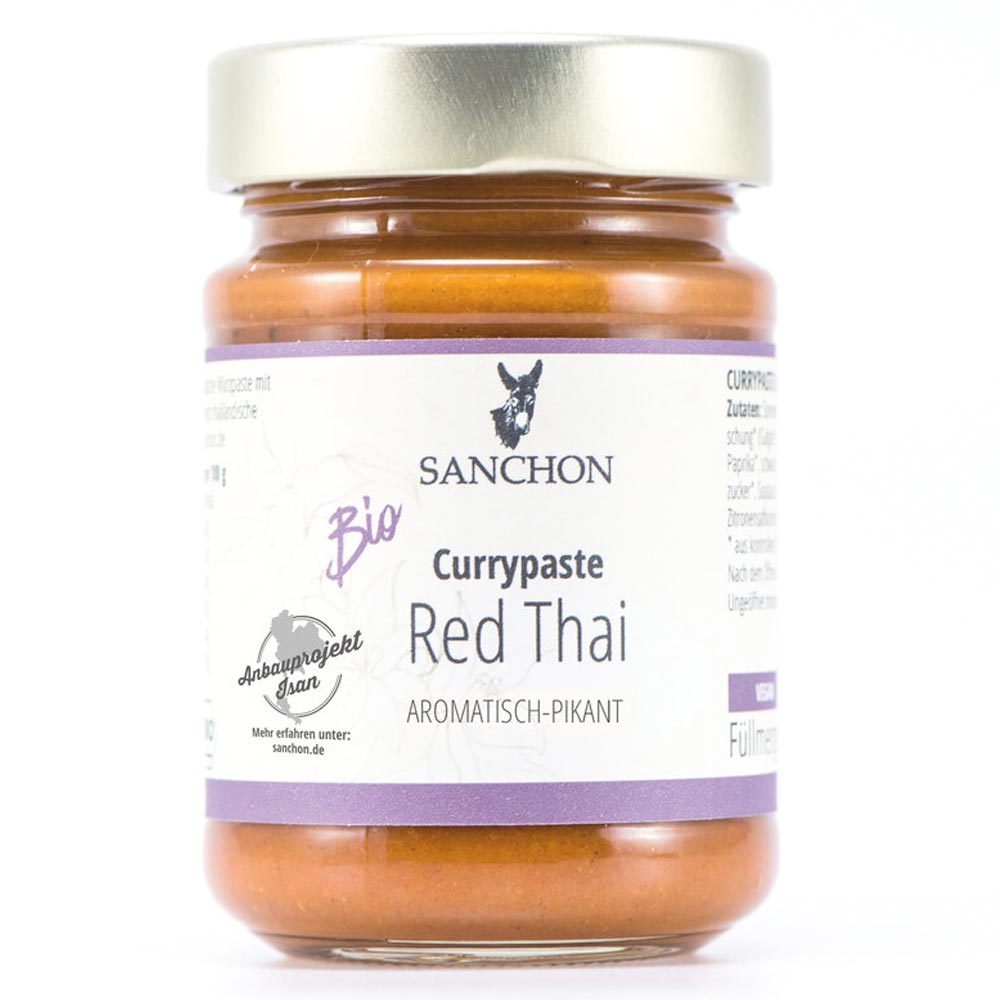 Sanchon Red Thai Currypaste 190 g Bio