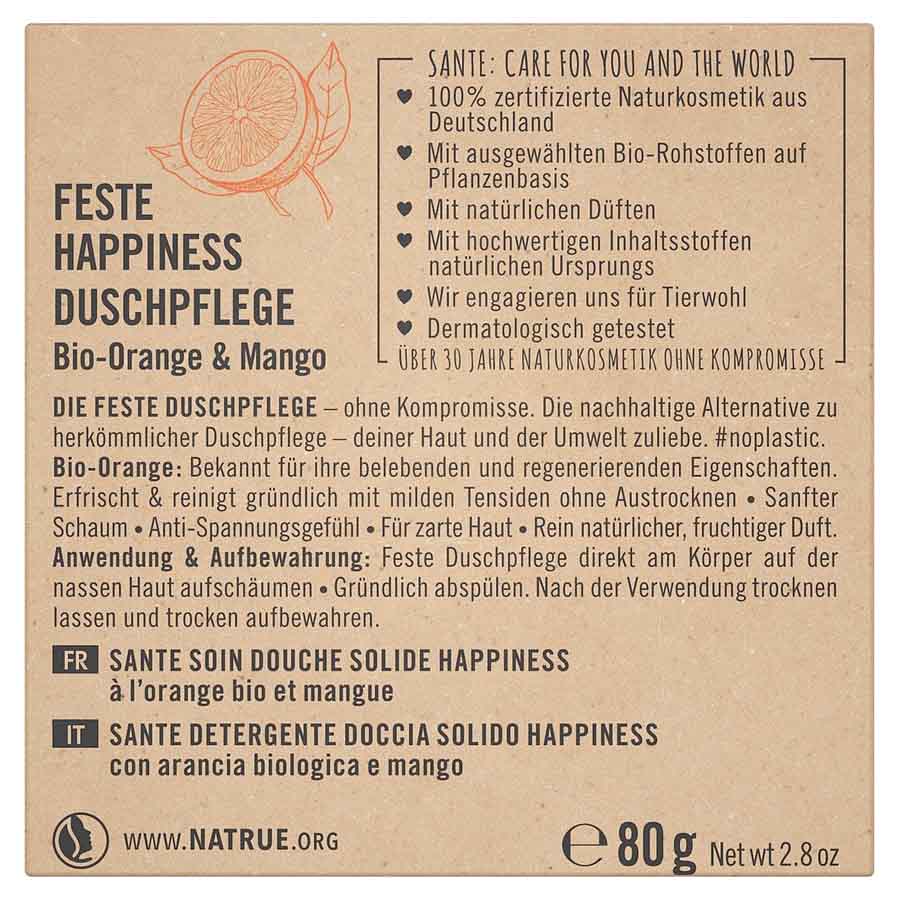 Sante Naturkosmetik Feste Happiness Duschpflege 80g