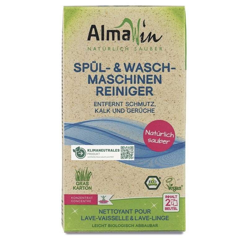 AlmaWin Spül- & Waschmaschinenreiniger 2x100 gr Bio