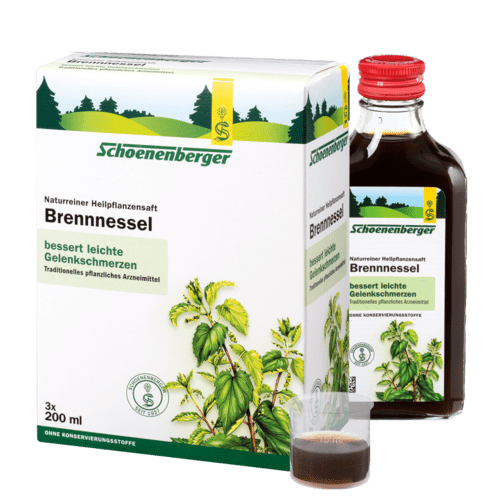 Schoenenberger Brennnessel, Naturreiner Heilpflanzensaft 3X200ml
