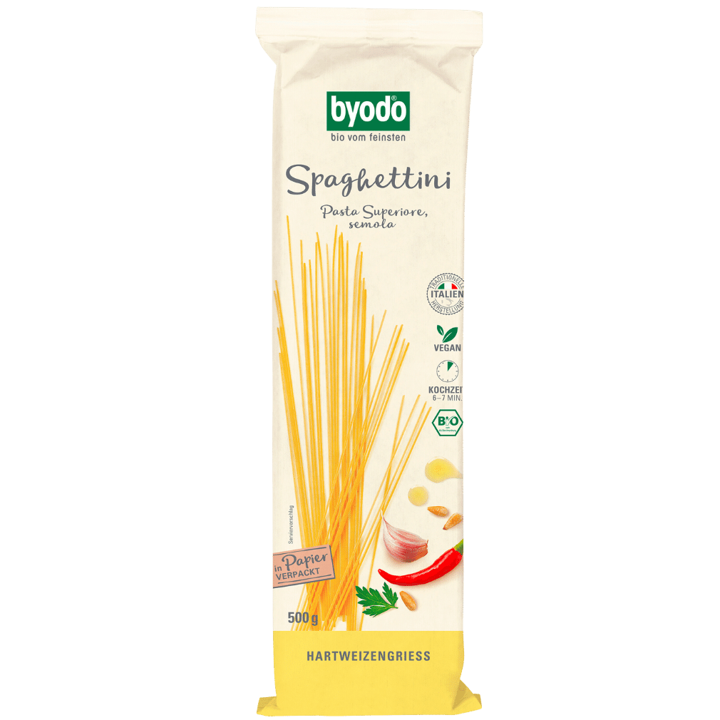 BYODO Bio Spaghettini semola 500g