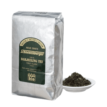 Schoenenberger Darjeeling Tee, Schwarzer Tee 500g Bio