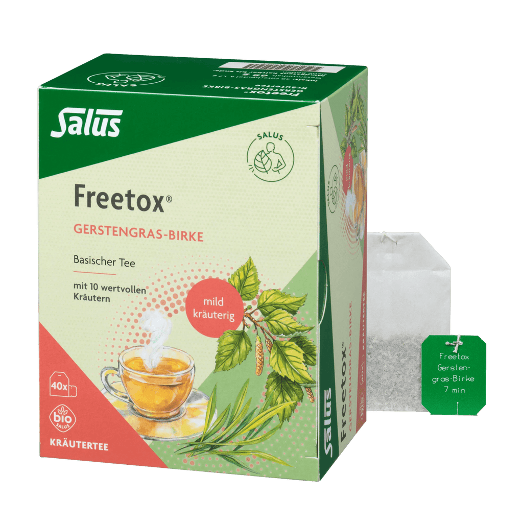 Salus Freetox Gerstengras-Birke Tee 40er Filterbeutel Bio