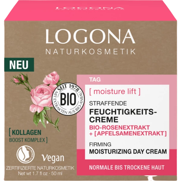 Logona moisture lift straffende Feuchtigkeitscreme 50 ml