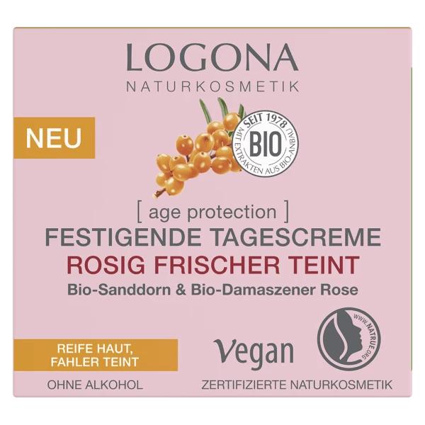 Logona age protection Festigende Tagescreme rosig frischer Teint Bio 50ml