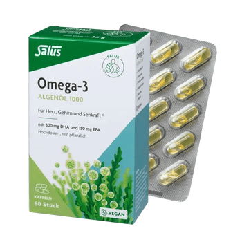 Salus - NEU - Omega-3 Algenöl 1000 vegan 60 Kps. 36g