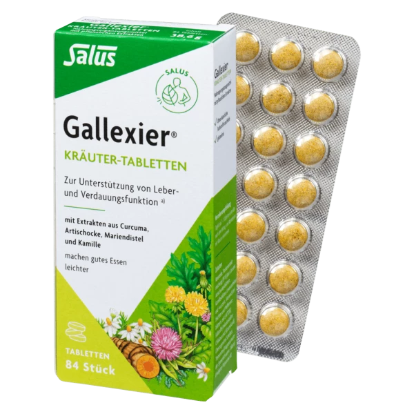 Salus Gallexier Kräuter-Tabletten 84 Tbl