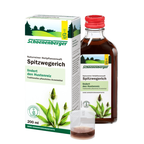 Schoenenberger Spitzwegerich, Naturreiner Heilpflanzensaft 200ml.