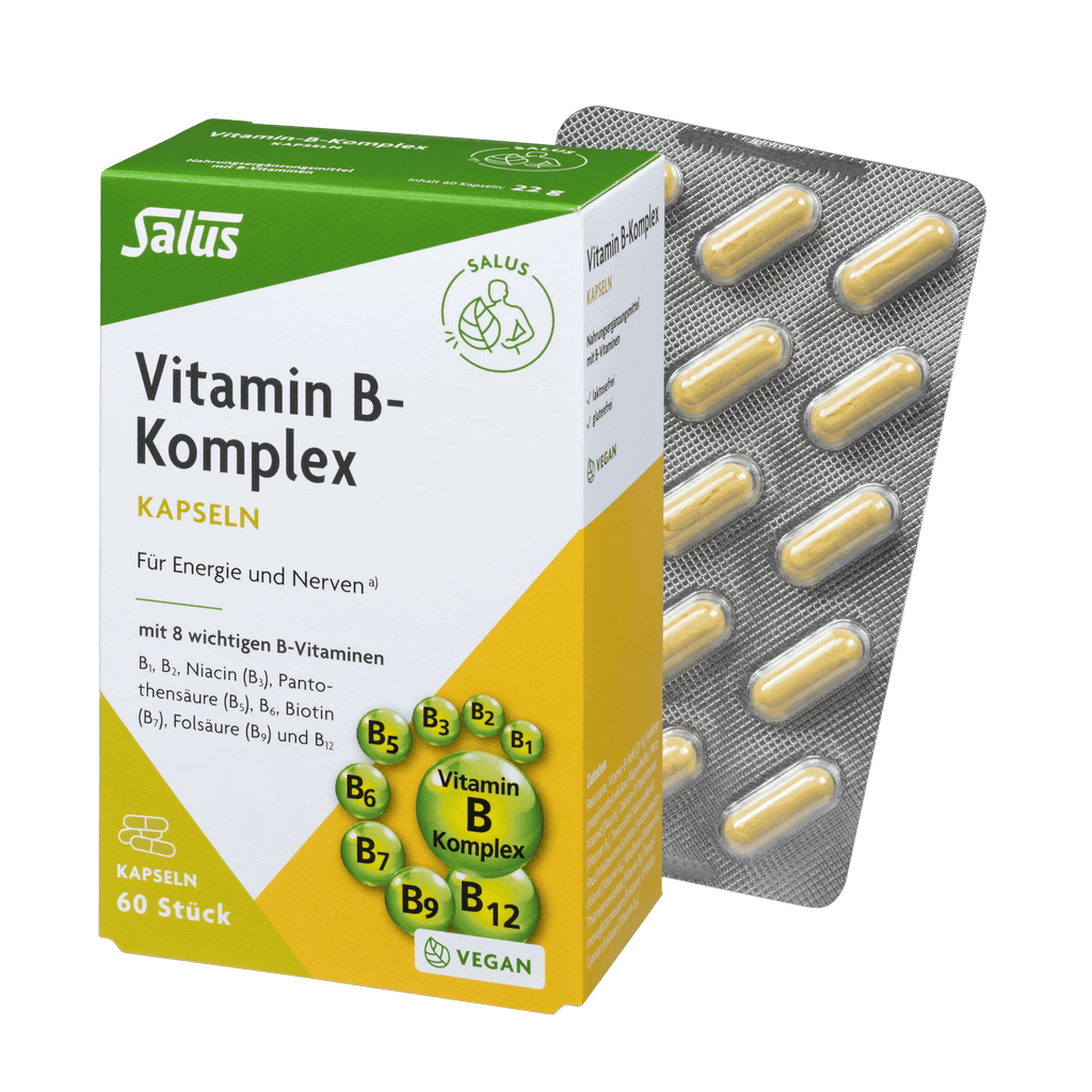 Salus Vitamin B Komplex, vegetabile Kapseln 60Kps Bio