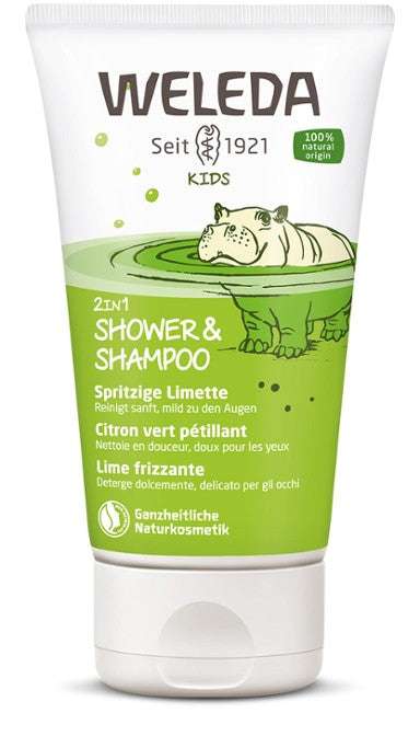WeledaKids 2in1 Shower&Shampoo Spritzige Limette 150ml