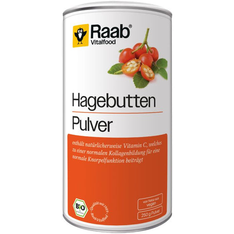 Raab Vitalfood Bio Hagebutten Pulver Bio 250g MHD 29.04.2026