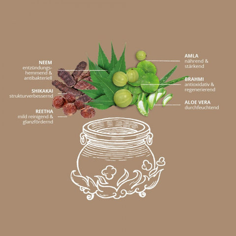 khadi Ayurvedic Elixir Shampoo SHINING SHIKAKAI Organic 200ml