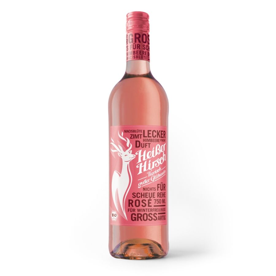 Heißer Hirsch Bio Glühwein Rosé