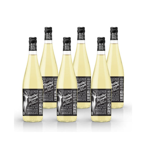 Heißer Hirsch Bio Glühwein weiß alkoholfrei 0,73l