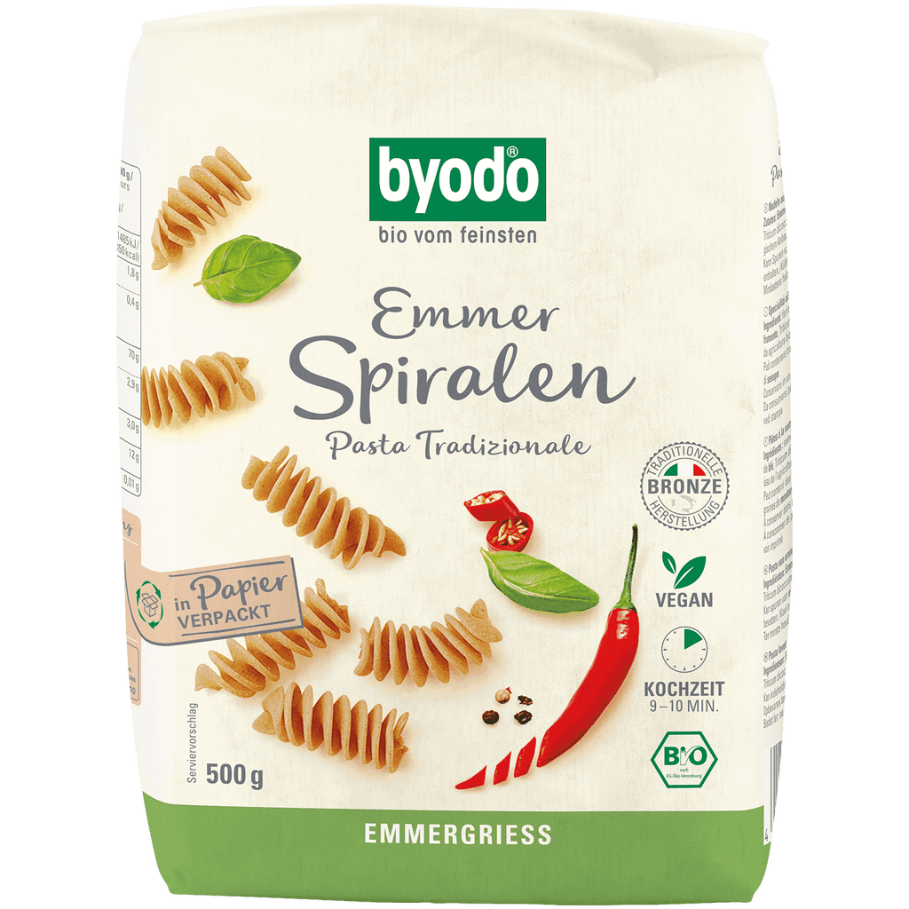 BYODO Spiralen Sommerdinkel Bio