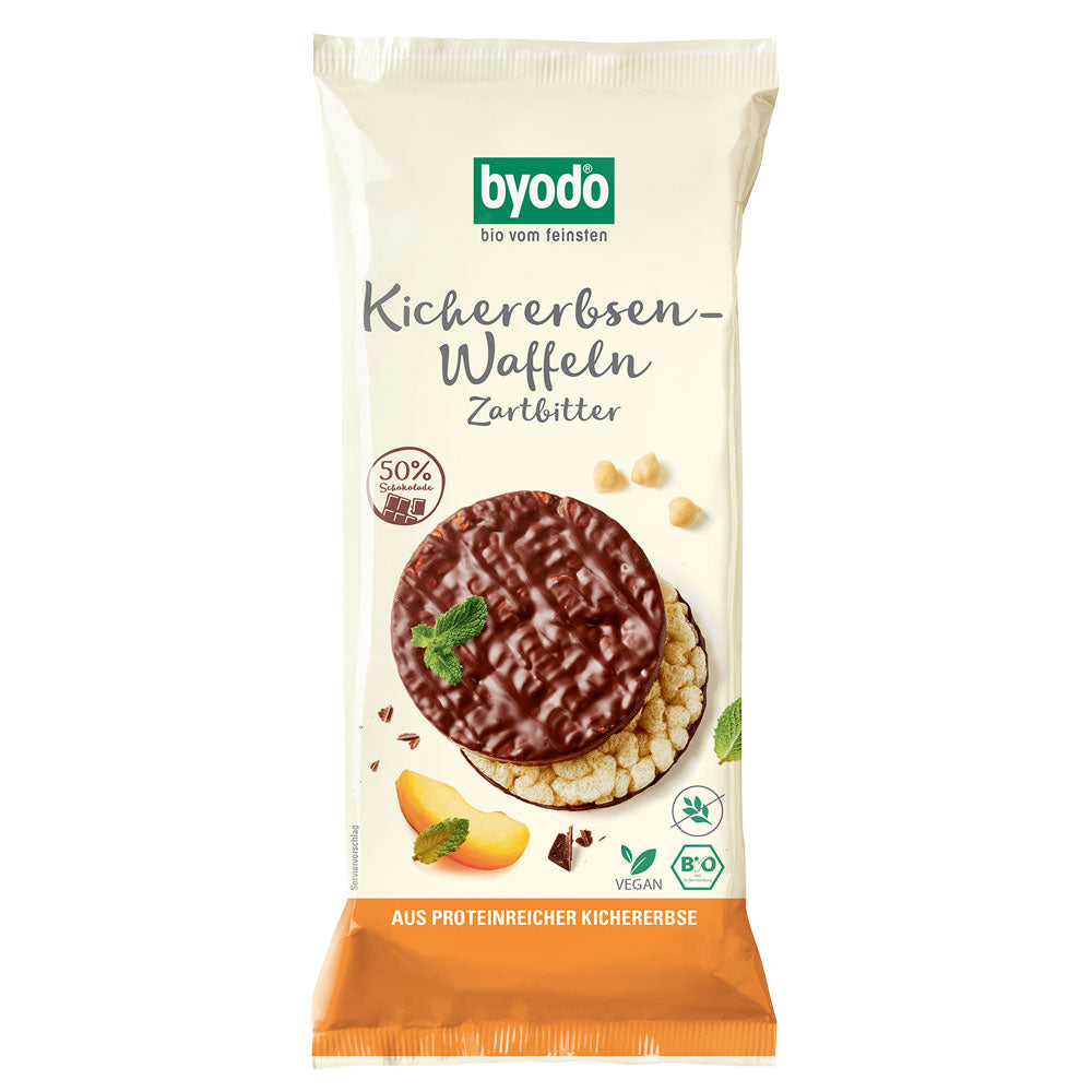 BYODO Kichererbsen-Waffeln Zartbitter