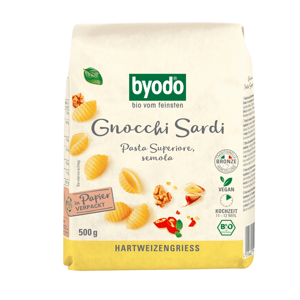 BYODO Bio Gnocchi Sardi semola