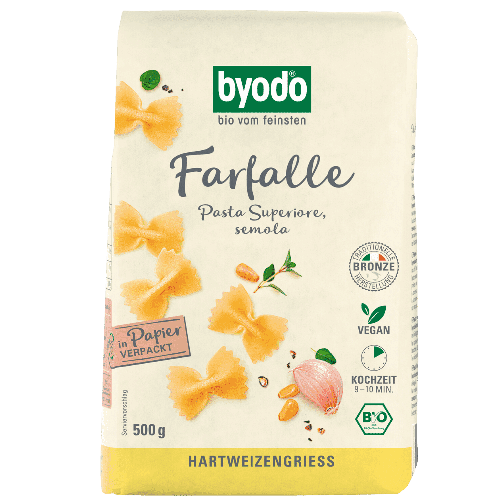 BYODO Bio Farfalle semola