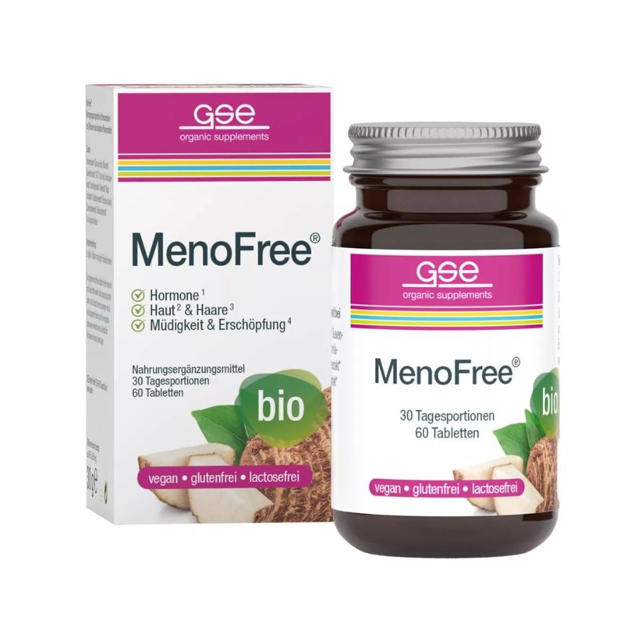 GSE MenoFree® (Bio), 60 Tabl. à 500 mg, 30g bei Auwald Bio kaufen.