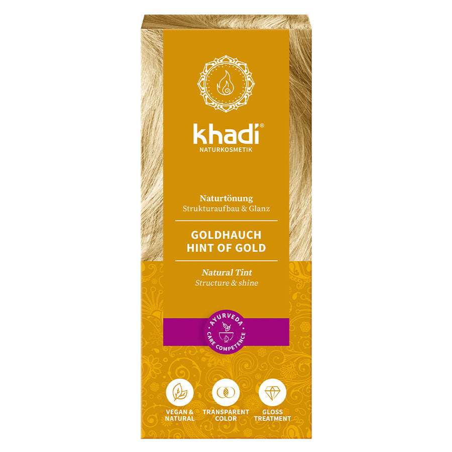 khadi  Pflanzenhaarfarbe Goldhauch Bio 100g