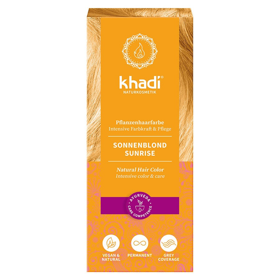 khadi Pflanzenhaarfarbe Sonnenblond Bio