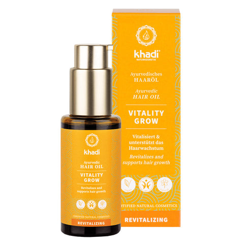 khadi Ayurvedisches Haaröl VITALITY GROW Bio 50ml