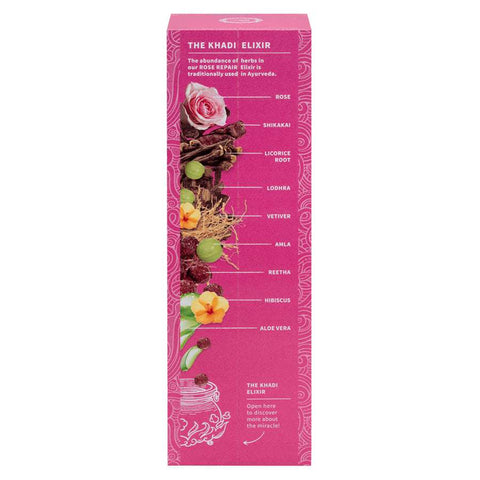 khadi Ayurvedisches Elixier Shampoo ROSE REPAIR Bio 200ml