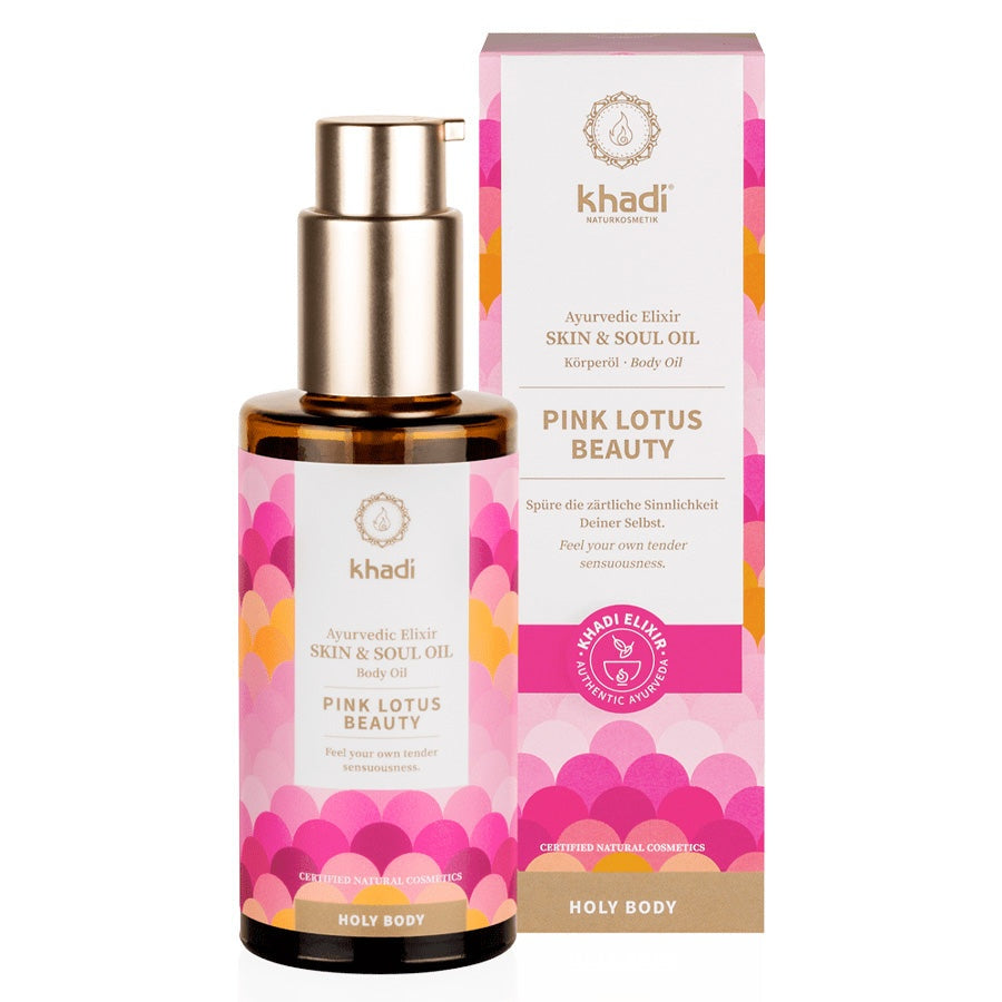 khadi Ayurvedisches Elixier Skin & Soul Oil PINK LOTUS BEAUTY Bio