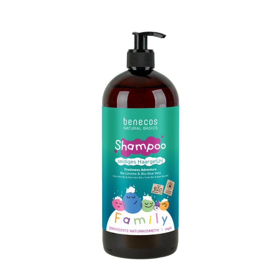 Bestelle jetzt benecos Natural Shampoo Freshness Adventure Limette & Aloe Vera 950ml