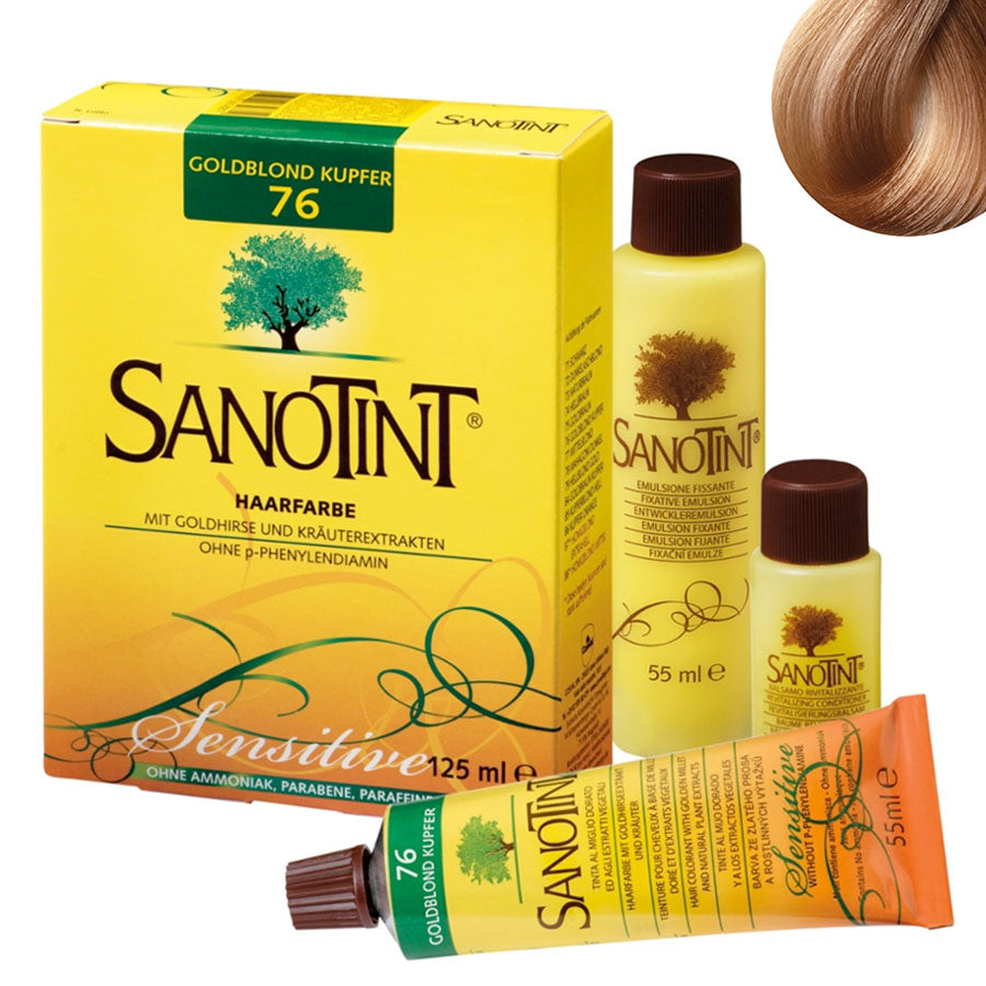 SANOTINT sensitive 76 Goldblond Kupfer 125ml kaufen