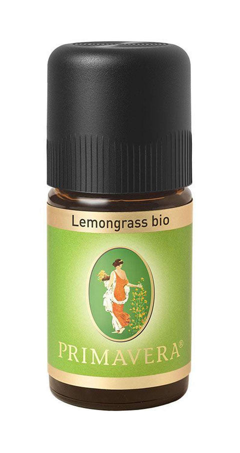 Primavera Lemongrass Organic Essential Oil (Cymbopogon flexuosus) (5 ml)