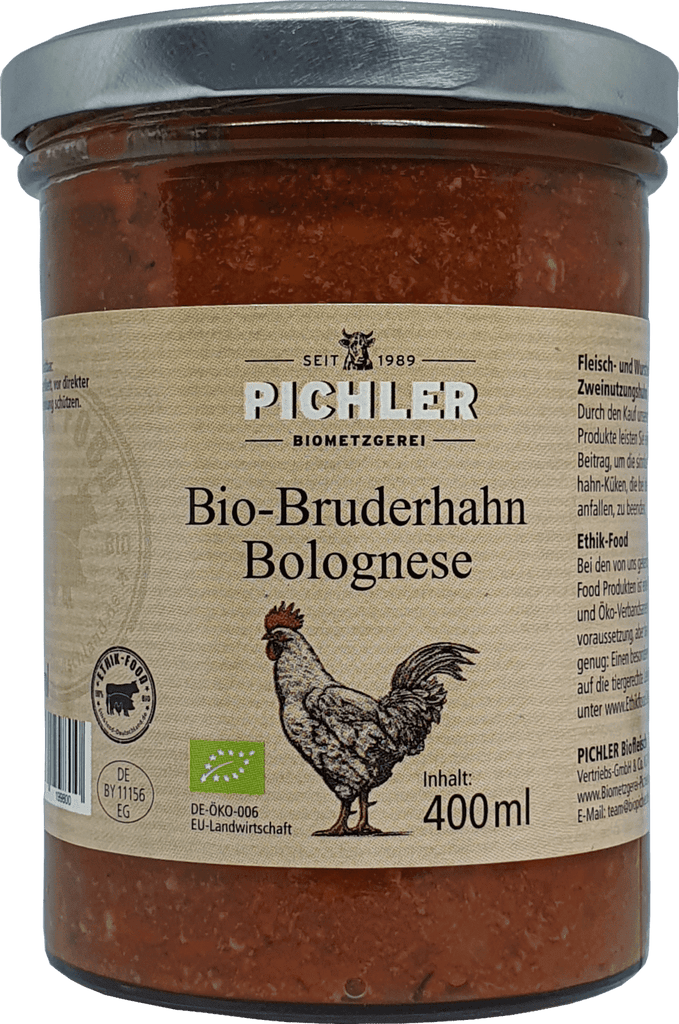 Bio-Bruderhahn Bolognese