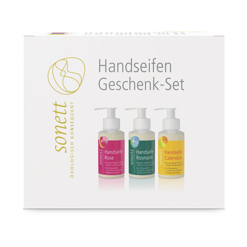 Geschenkset Handseifen von Sonett Bio