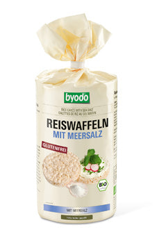 BYODO Organic Rice Cakes with Sea Salt 100g