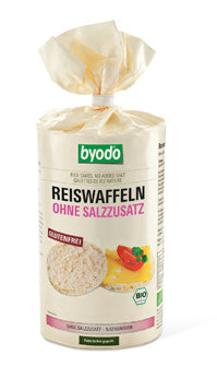 BYODO organic rice cakes without salt 100g 
