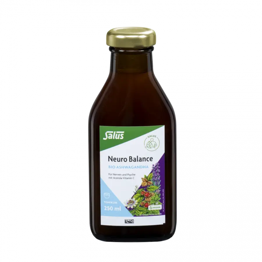 Salus Neuro Balance Bio Ashwagandha Tonikum 250ml Flasche für nervliche Balance