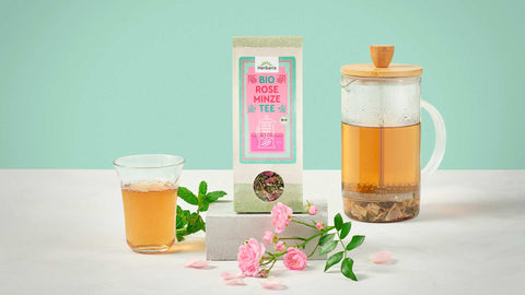 Herbaria Bio Tee Rose Minze 20g
